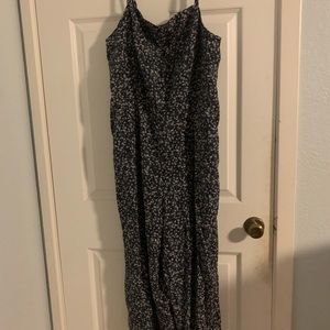 Navy blue floral jumper